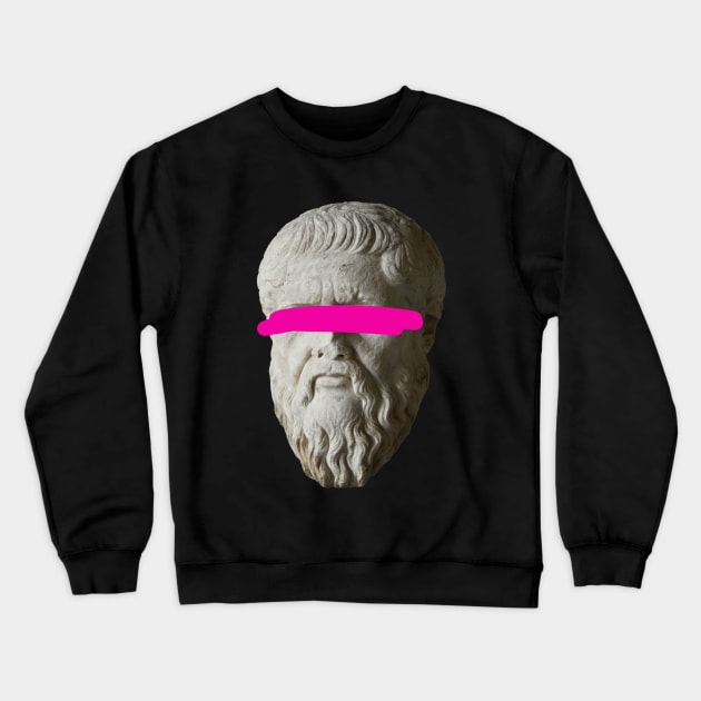 Plato Vaporwave Edition Crewneck Sweatshirt by isstgeschichte